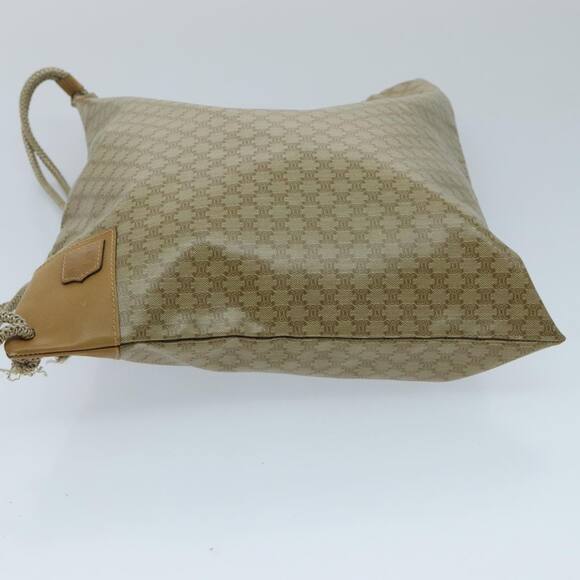 CELINE Macadam Canvas Shoulder Bag Coated Canvas Beige - Picture 9 of 16